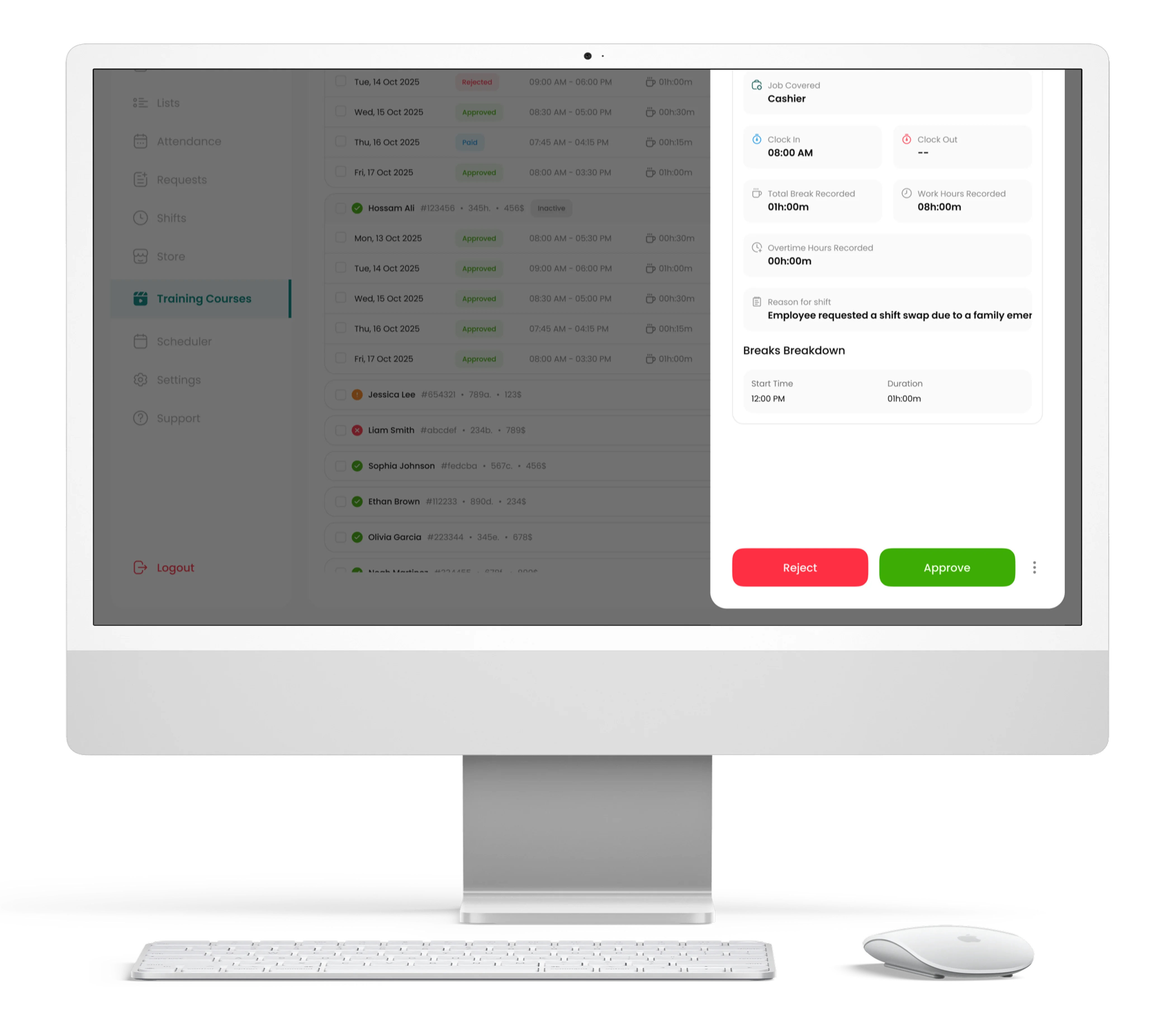 Review timesheets the way you actually work.